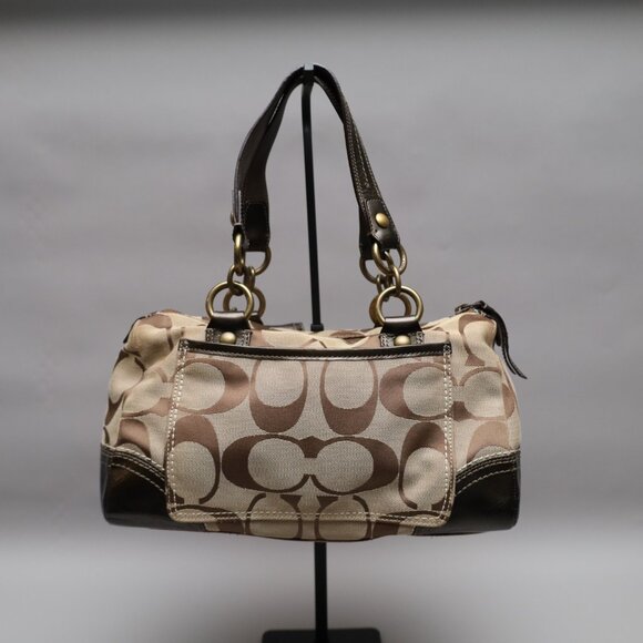 Coach 2008 Soho Signature Double Pocket Satchel - Picture 4 of 5